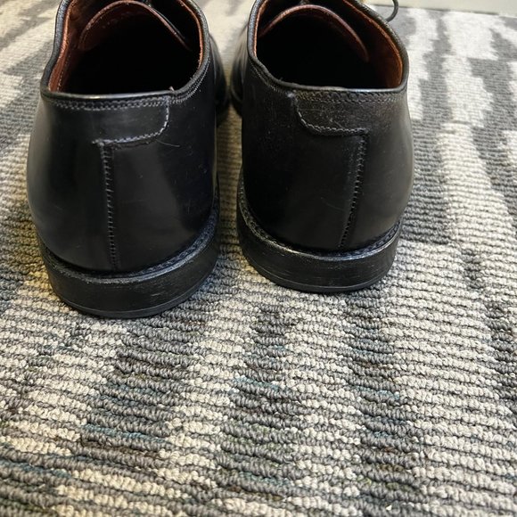 Allen Edmonds Park Avenue Shell Cordovan Cap-toe Oxford Black Size 11.5 3E